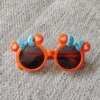 Children's fashionable cartoon sunglasses with bow, glasses suitable for men and women solar-powered, dress up