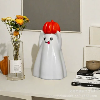 爆品Halloween Ghost Figurine万圣节幽灵雕像万圣节派对装饰氛围