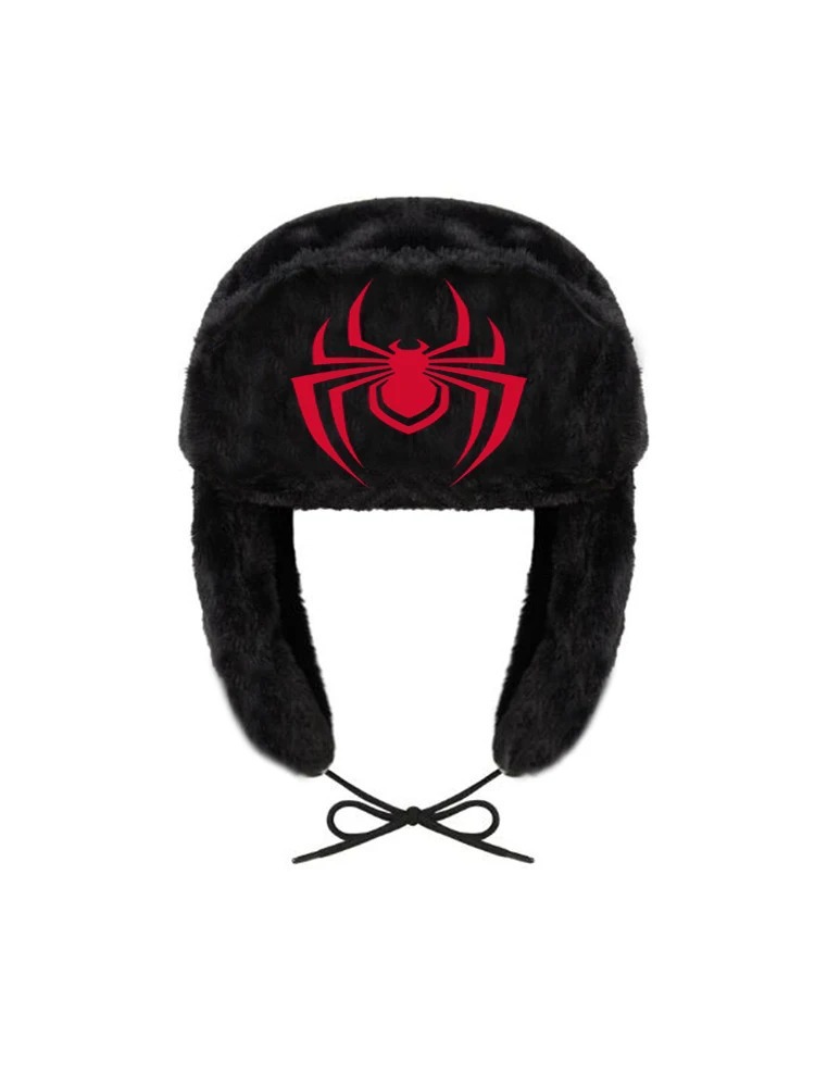 Inventario transfronterizo otoño y invierno nuevo gorro de dibujos animados engrosado para hombres y mujeres lindos gorro de protección de oídos caliente gorro de pelusa fría gorra