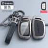 B-style transparent retro TPU-black shell + H ring leather buckle + horseshoe buckle