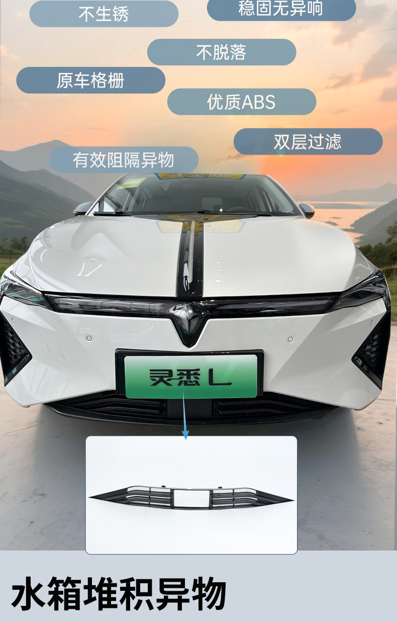 Suitable for 24 Honda Lingxi L models, special grille clip-on anti-insect net, anti-catkin radiator protection net modification