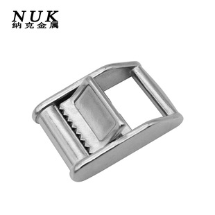 304 Stainless Steel Webbing Buckle Bundled with Pressure Buckle Webbing Buckle Rope Tightener 316 Diving Belt Buckle