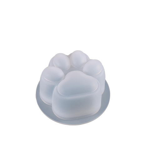 Poppy diy crystal glue mold single big cat claw table decoration silicone mold wholesale