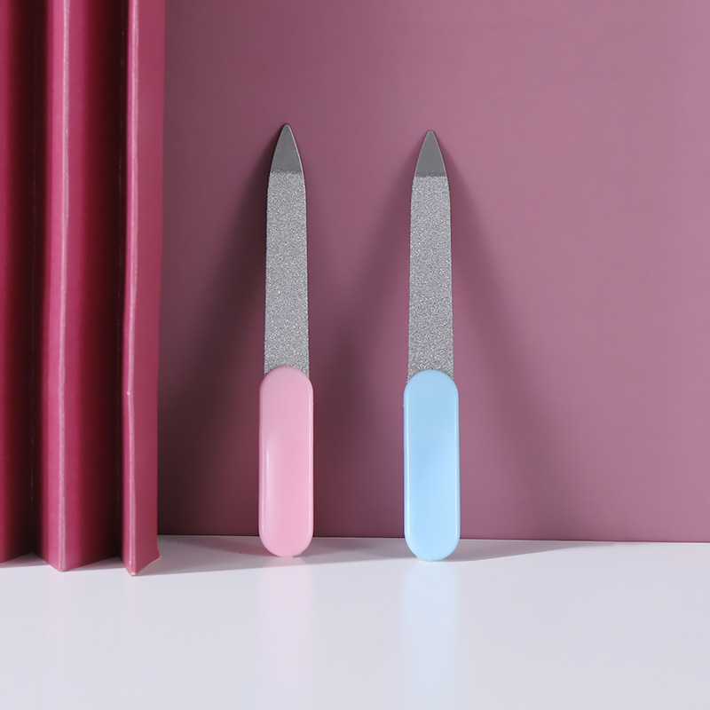Baby Nail File Sharp-Tip Kids Mini Rub Strip Stainless Steel Newborn Nail Grinding Stick