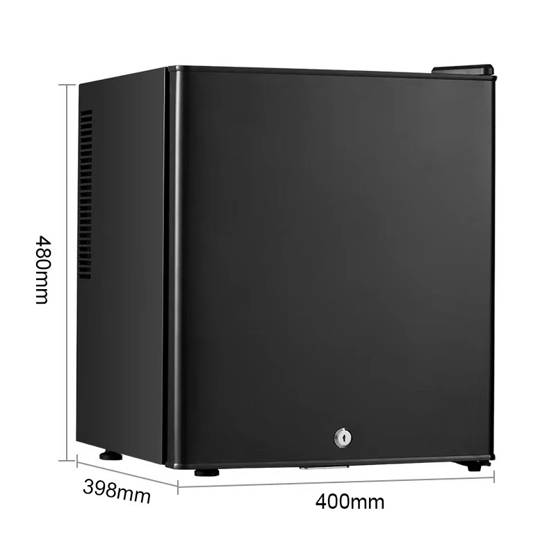 Venta al por mayor 110vBC-30C habitación de hotel pequeño refrigerador semiconductor congelador puerta de vidrio fresco-mantenimiento muestra gabinete con cerradura