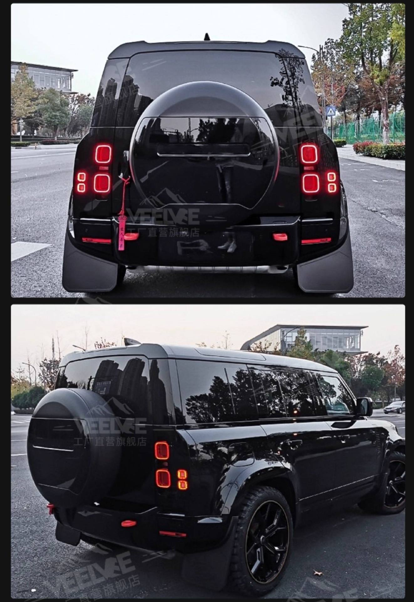 Suitable for Land Rover New Defender Spare Tire Cover, Special Rear Spare Tire Shell Protective Cover, Rear-Mounted Spare Tire Shell Protective Cover