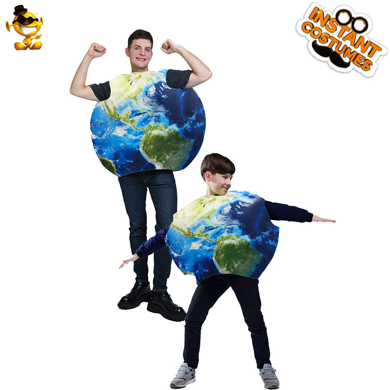 Halloween Adult and Kidsren's Earth Dress-Up Costumes Cos Party Costumes Party Stage Performance Costumes Cross-Border