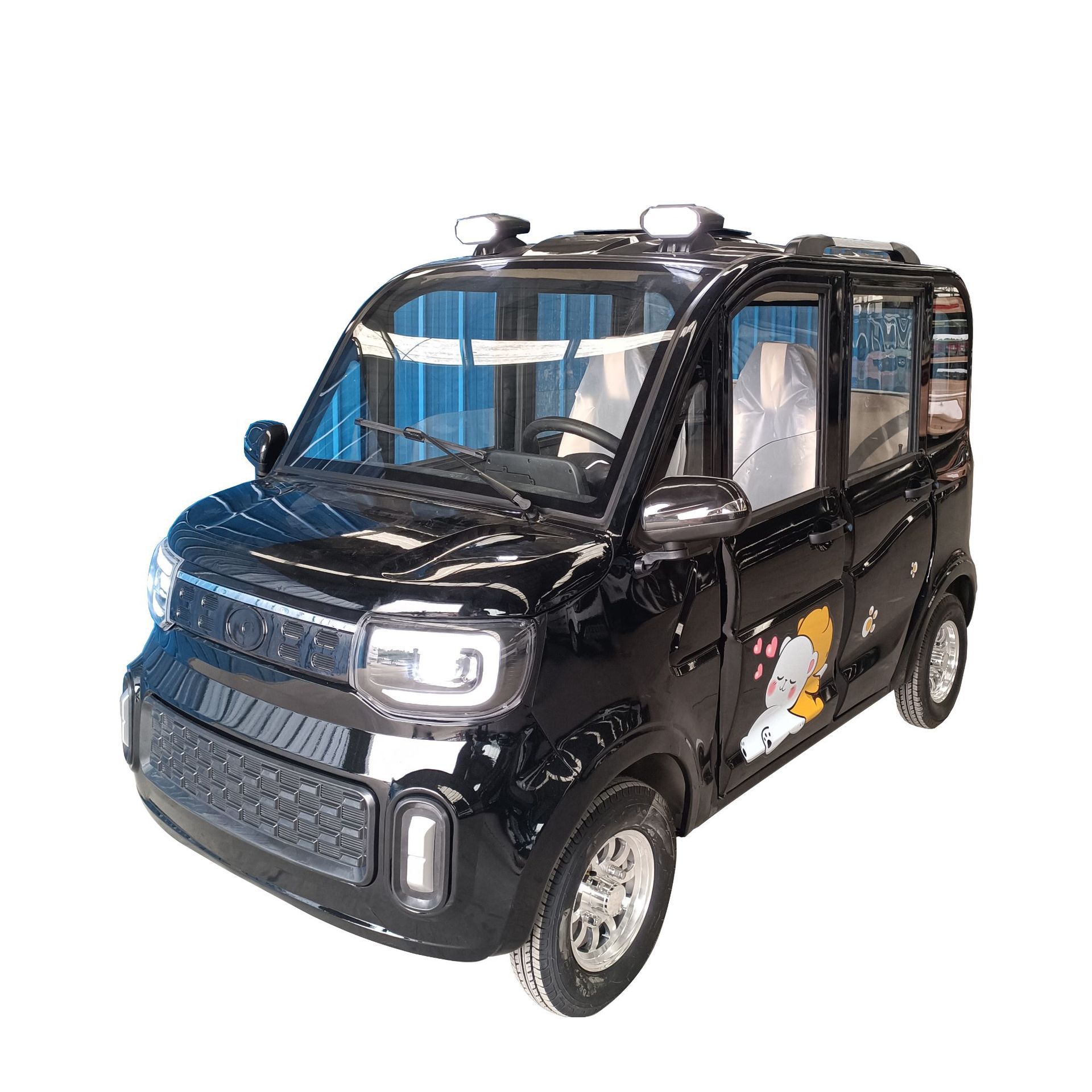 Scooter eléctrico de cuatro ruedas de mujer para niños y ancianos