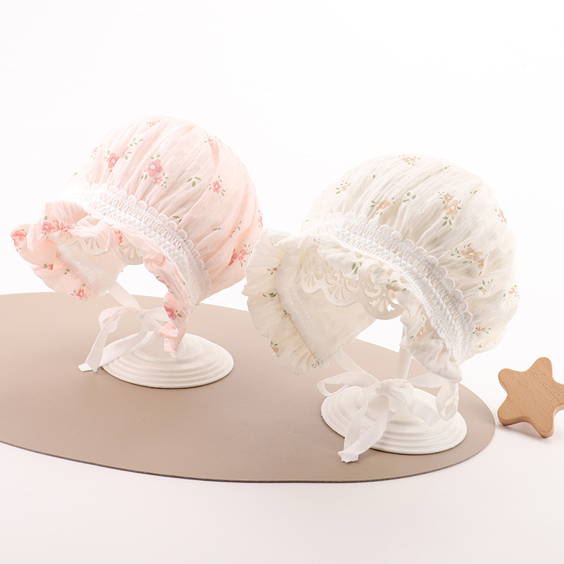 Sombrero para bebés primavera y otoño delgado coreano joven mes gorro de corte extranjero gorro de bebé recién nacido sombrero protector solar