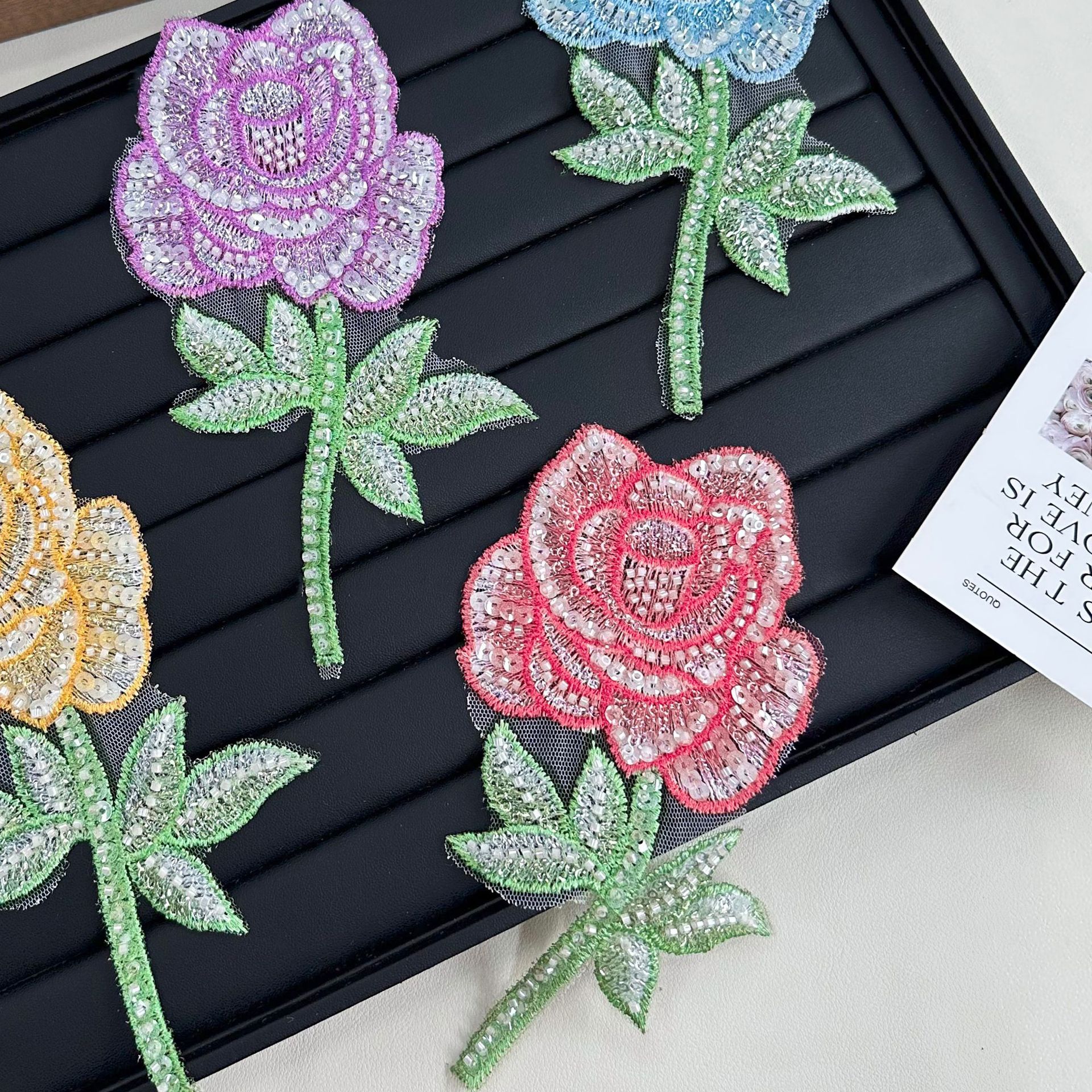 Exquisitas pegatinas de tela bordadas Hanfu cheongsam nueva falda china con cara de caballo decoración superior piezas bordadas ropa para niños accesorios de decoración de equipaje