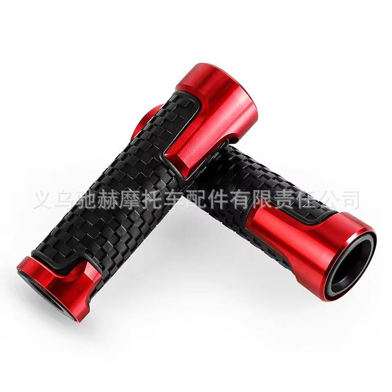 Directly Supplied from the Manufacturer, Motorcycle Handlebar Grips Modified with Cnc Aluminum Rubber Grips, Off-Road Handlebar Rubber Grips