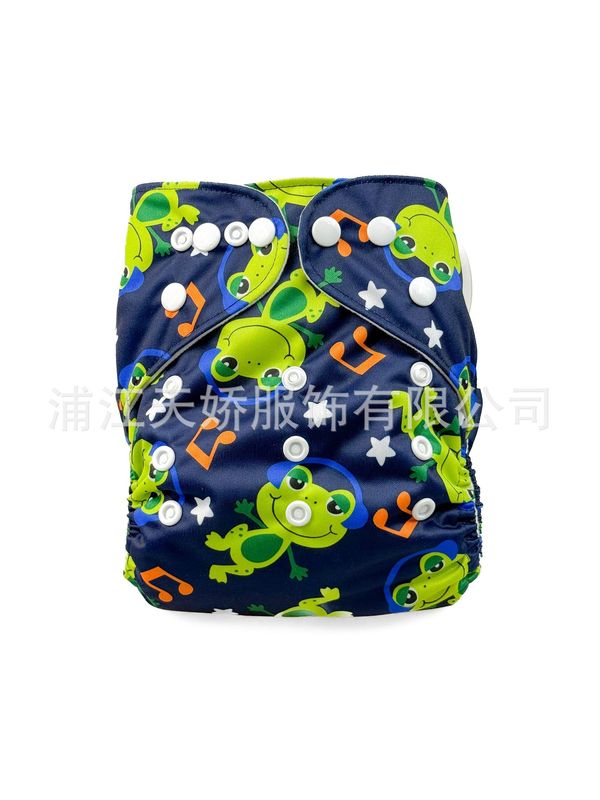 メーカークロスボーダー赤ちゃんおむつ洗える尿不湿通気性プリントトレーニングパンツcloth diaper|undefined
