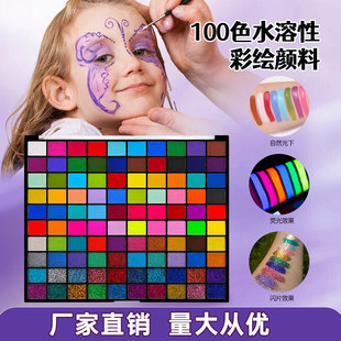 ���N�¿�100ɫˮ���Ԇ�ɫ���w���L��σ�ͯ�沿���L����f�}��