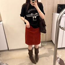 65206【 ou.syl 韩国货】 秋冬灯芯绒半裙