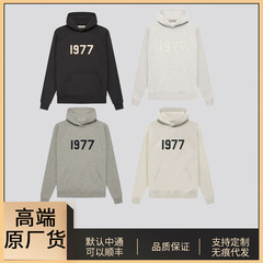 Essentials复線潮牌高街ゆるいベルベットfog1977スウェット大サイズカップルフード付き男性