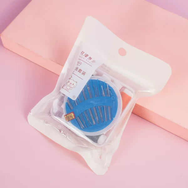 Huaman Duo 0569 Sewing Kit Set for Home and Dormitory, Mini Handmade Colorful Sewing Kit