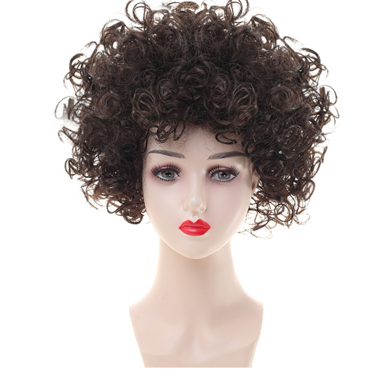 Amazon escuela 100 días gris abuelo peluca abuela peluca carta dama estilo vieja dama peluca