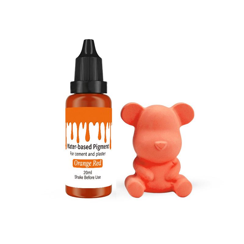 20ml double concentration gypsum colorant has excellent coloring effect and is used for gypsum cemen