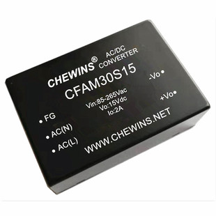 AC-DC Module Power Supply 30 Watt 2a Wide Voltage Input 220v to 15v Single Output CFAM30s15