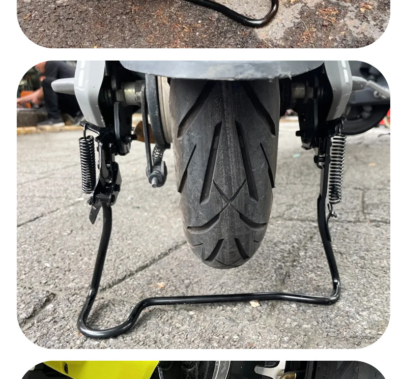 Suitable for No.9 V30C/Vzmix Electric Vehicle Rear-Mounted Double Support Thickeneded Reinforced Double Support Parking Rack Accessories