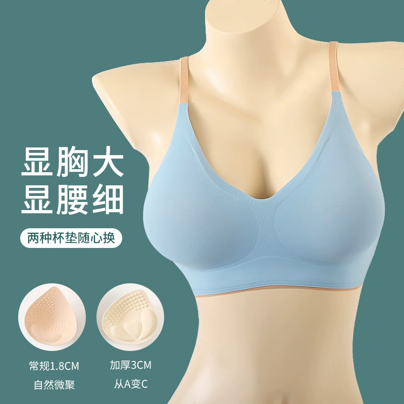 Comfortable underwear, supporting wireless bra