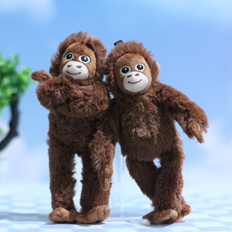 Net red long-legged doll cute orangutan doll gift horse toy bag pendant orangutan animal doll wholesale Net red long-legged doll cute orangutan doll gift horse toy bag pendant orangutan animal doll wholesale