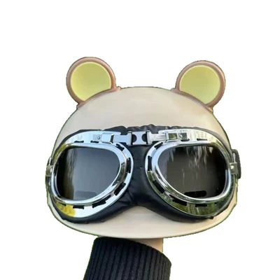 couple's Harley retro half helmet, Motosiklet kaskı (dəbilqə)