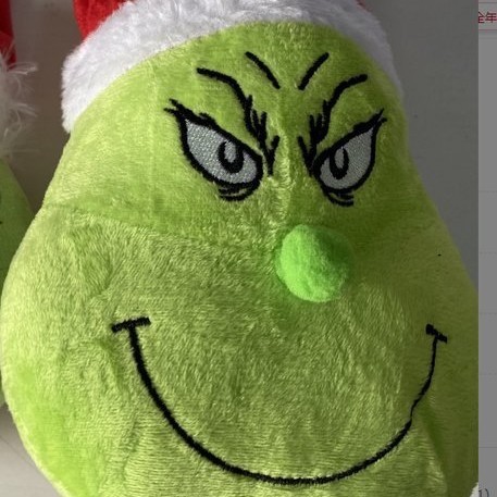 跨境热销圣诞怪杰毛绒玩具Grinch绿毛怪格林奇卡通公仔圣诞节装饰|undefined