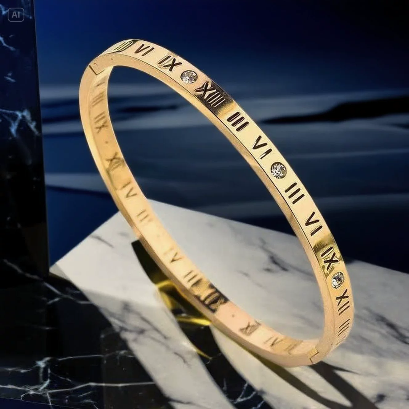 Браслет из нержавеющей стали титановая сталь не выцветает женский Новый гальваническое покрытие высокого смысла простой круг DIY Горячий стиль Дамы Черный