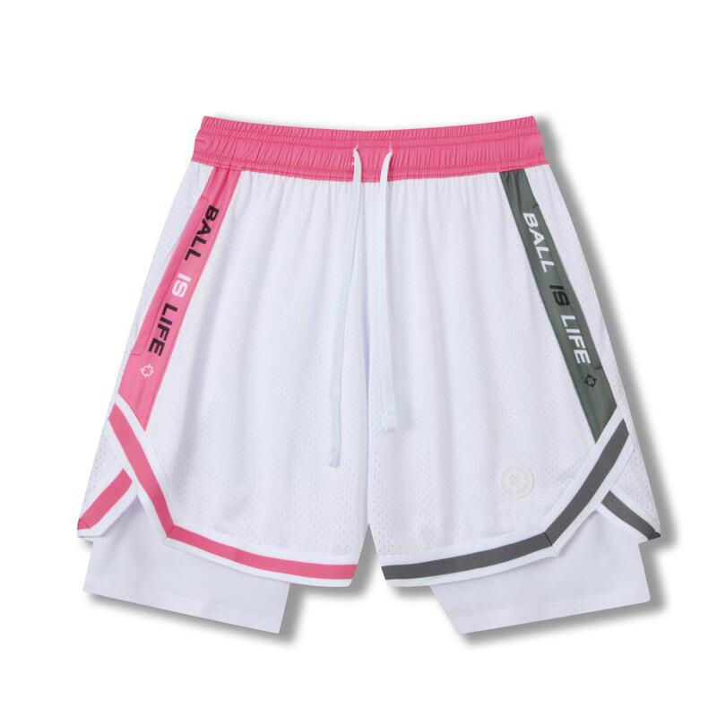 Men's Swimming Trunks with Double-Layer Lining to Prevent Embarrassment, Hot Spring Boxer Shorts, Surfing, Beach, Running, Sports Quick-Dry Shorts