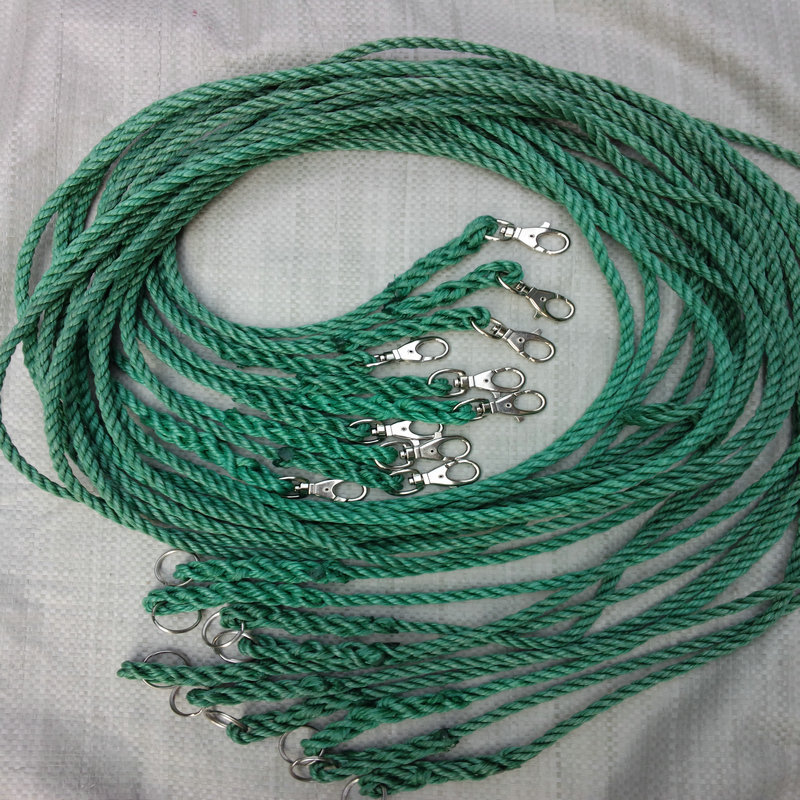 永牌绳网厂手工编织行李绳 防护隔离线尼龙松紧绳 加粗货物捆绑绳