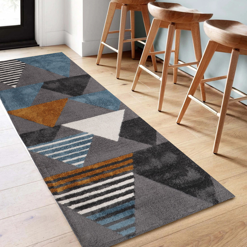 Nordic Long Bedside Carpet Japanese Moss Carpet Bedside Dressing and Shoe Changing Carpet Entrance Corridor Long Carpet