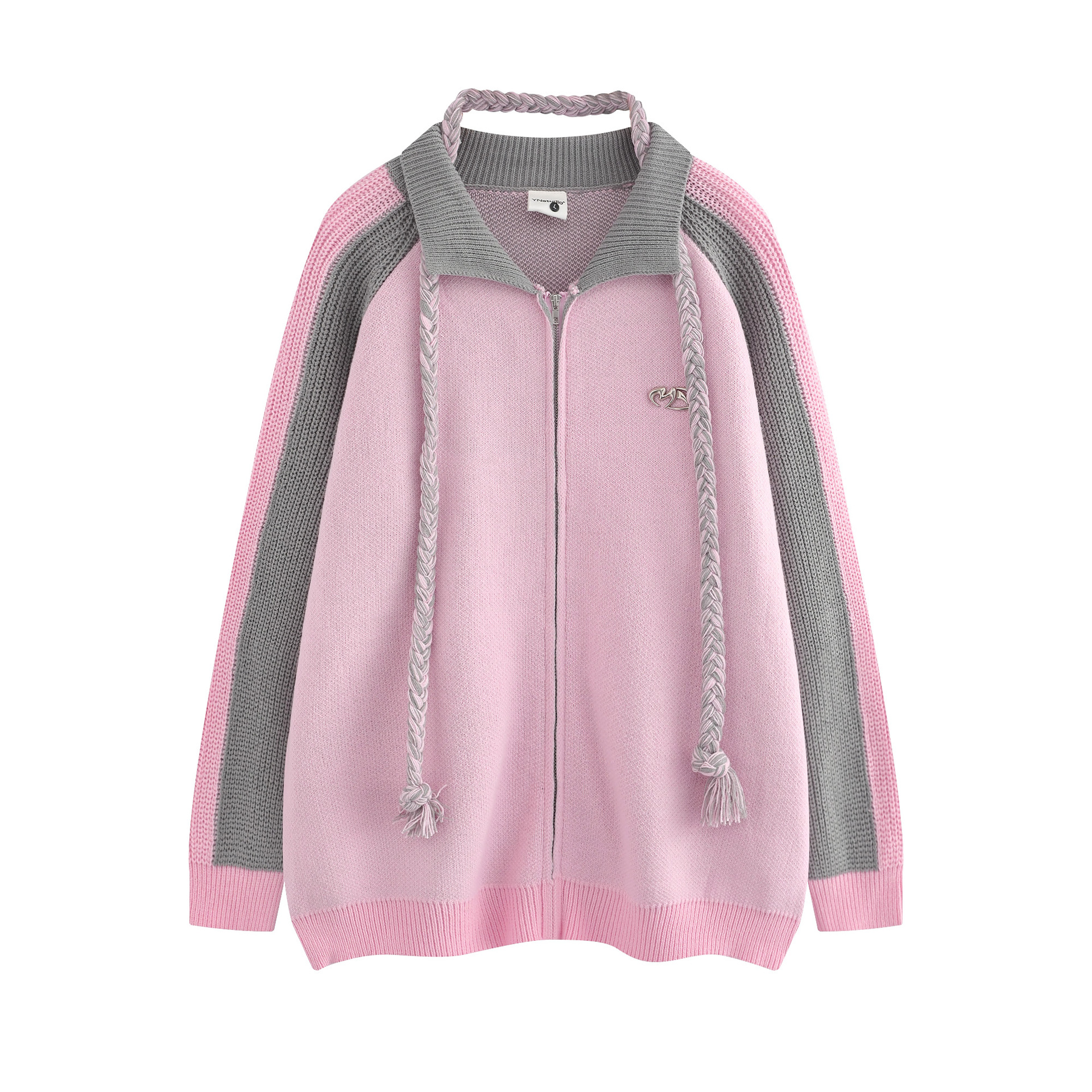 Autumn retro design cardigan