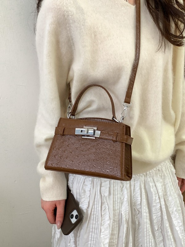 Bolso de mano coreano 2026 nuevo bolso de moda de color sólido popular bolso de hombro de tendencia universal