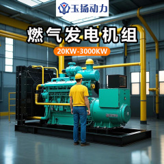 ロシア天然ガス発電ユニット150kw 200kw 250kwガス24時間工場の常用電源を輸出する