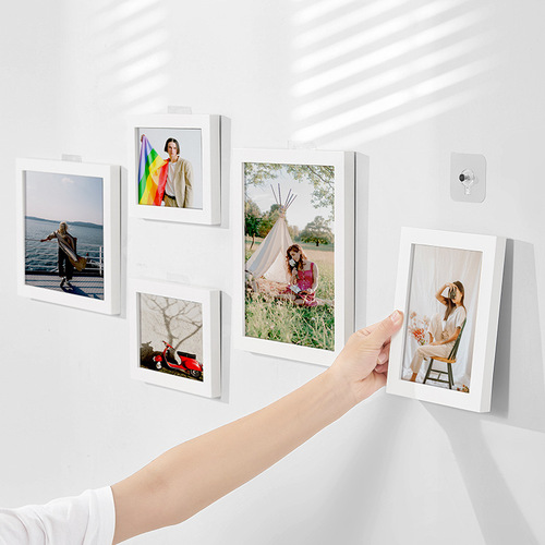 Invisible Strong Tape No-Hole Hook Adhesive Heavy-Duty Sticky Hook Wedding Photo Frame Hanging Nail Home Wall Mount Bracket P