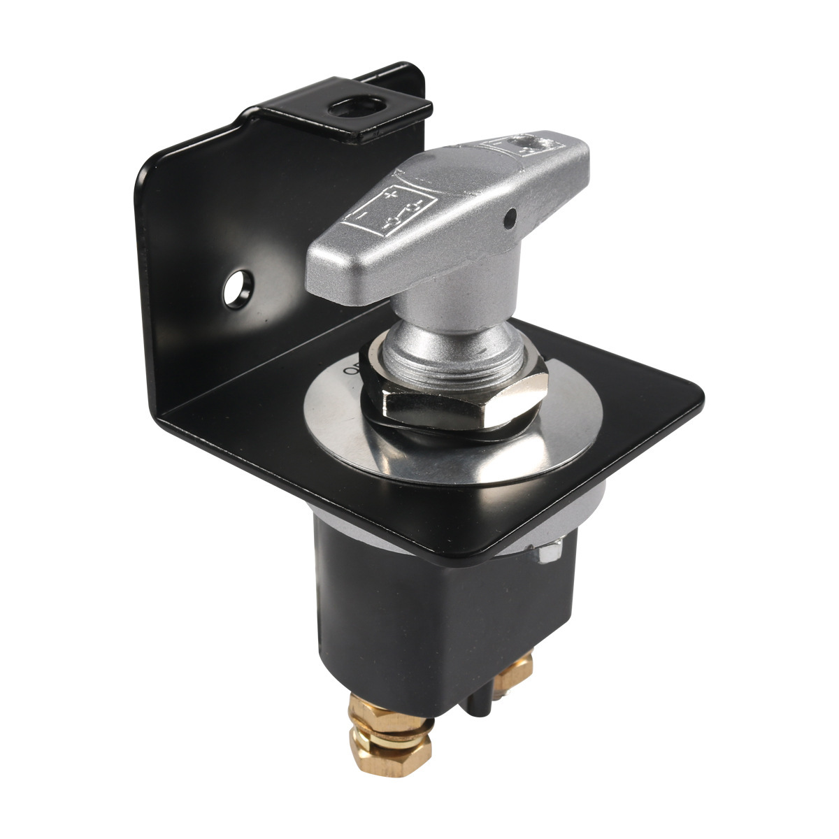Car modification battery power-off switch 12-24V anti-leakage knob-type battery main switch with copper terminals