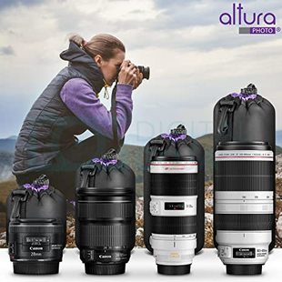 Cross-Border camera lens bag lens barrel lens bag portable wordless lens bag lens soft bag