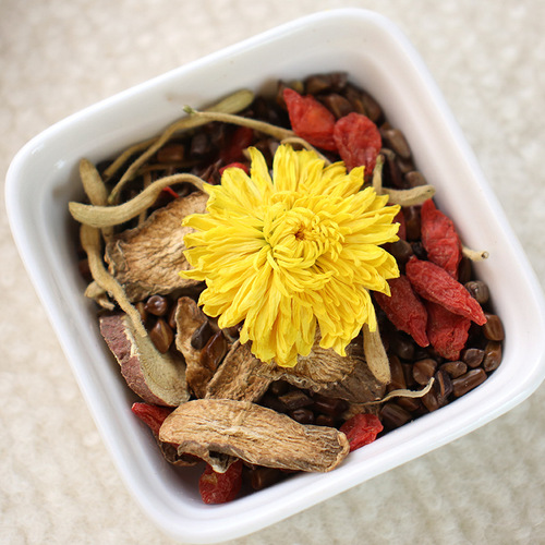 Chrysanthemum Cassia Tea, Burdock Tea, honeysuckle goji berry tea, manufacturer's mixed herbal tea for night owls to delegate distribution