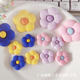 pvc soft adhesive patch ins driver's license set car interior patch small fresh five-petal flower mobile phone case diy jewelry