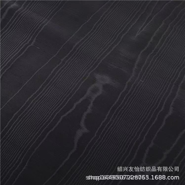 罗缎轧花水波纹树纹新款箱包西装裙子布料轧花功能性面料