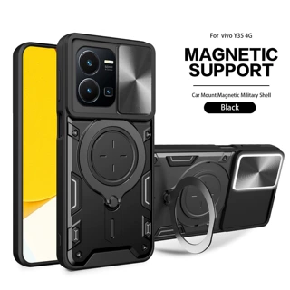 家尚推窗适用VIVO Y17S  Y21 T1 Pro手机壳V29E V25 V27磁吸支架