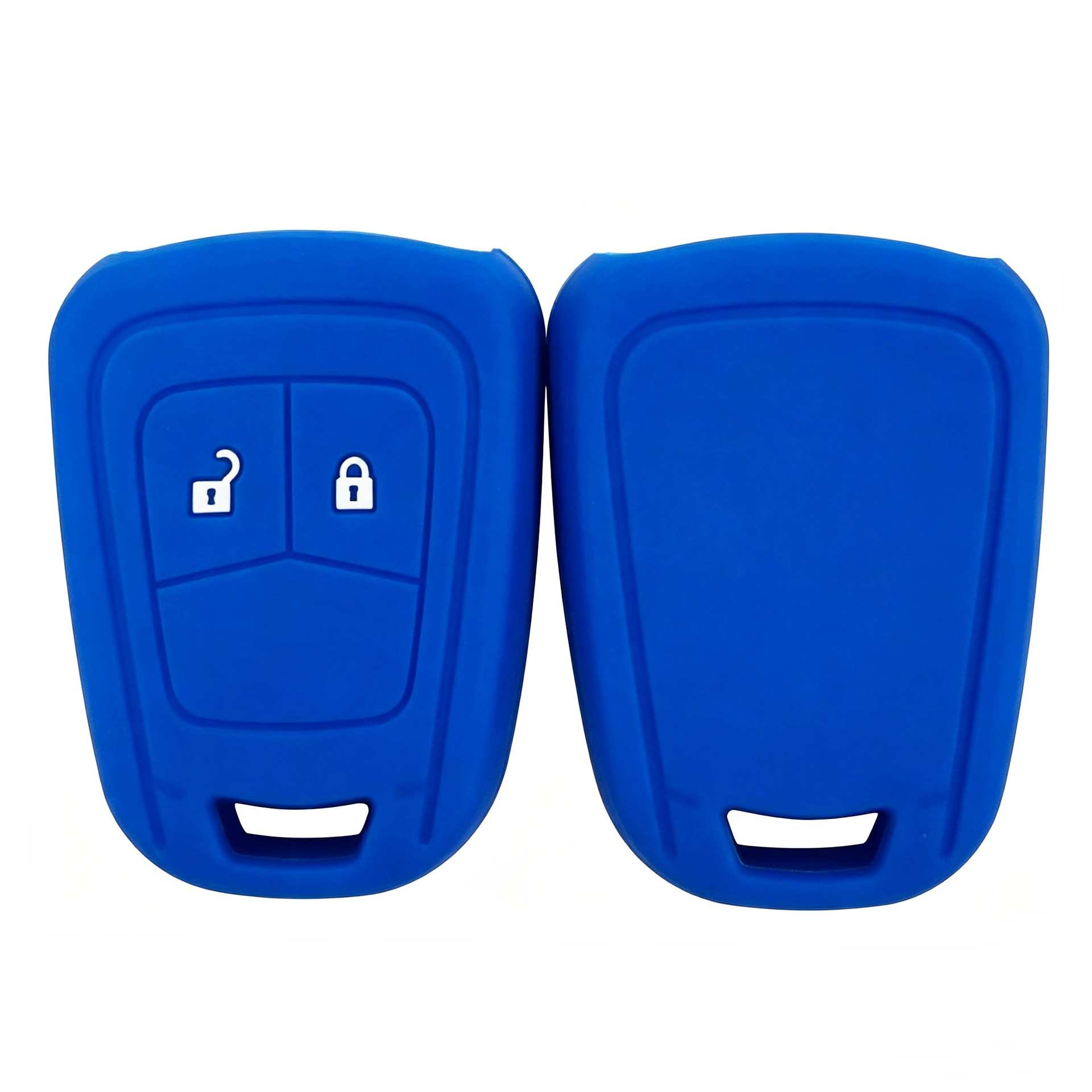 Suitable for Opel Aveo and Chevrolet Cruze, silicone key case for flat-key car remote control, protective cover with buckle