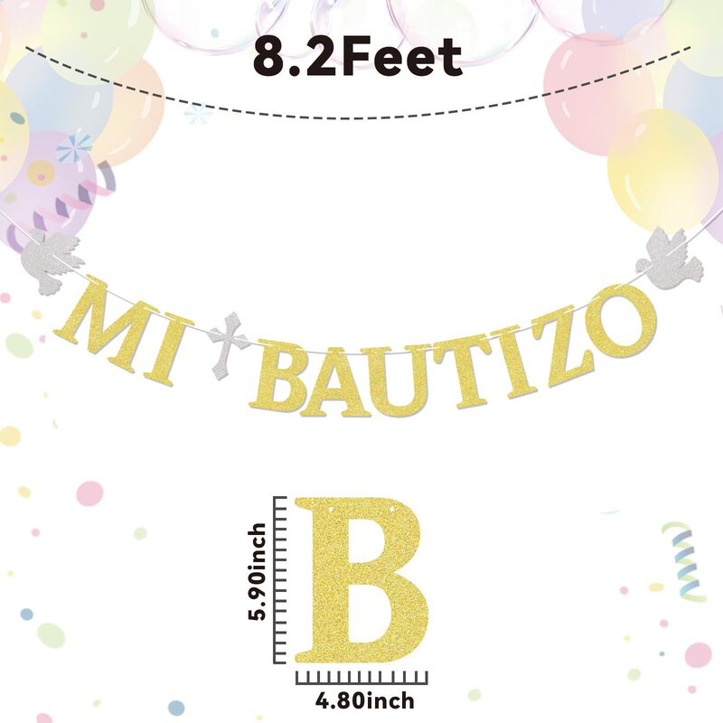 跨境亚马逊金葱纸闪粉字母拉旗生日派对场景装饰横幅拉旗现货批发|undefined