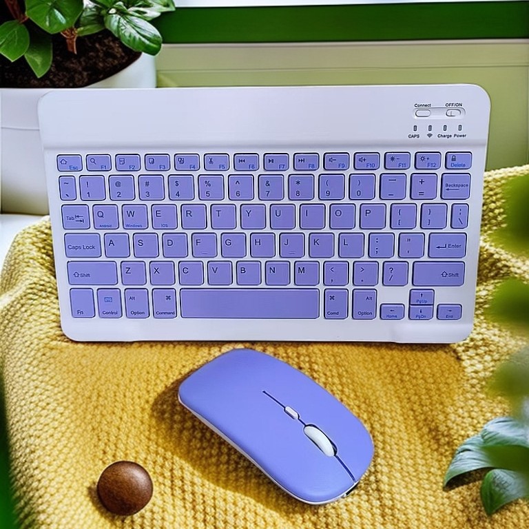 Wireless Bluetooth Laptop Keyboard Mouse suit Keyboard Rechargeable Silent Ultra-thin Mini Computer Mobile Phone Tablet