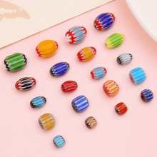 琉璃千花尼泊尔椭圆珠散珠DIY手工制作串珠手链材料项链饰品配件