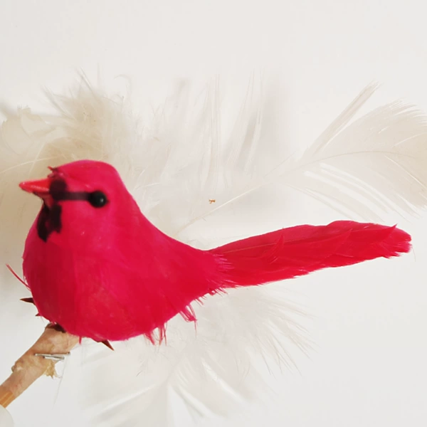 Little Red Birds 8cm two feet