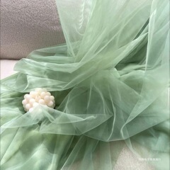 婚礼椅背装饰纱瑞士纱扶手背景装饰帷幔高密度欧根纱婚庆装扮网纱