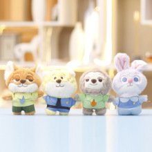 疯狂动物城毛绒玩具朱迪兔子玩偶可爱狐狸尼克玩偶包包钥匙扣挂件