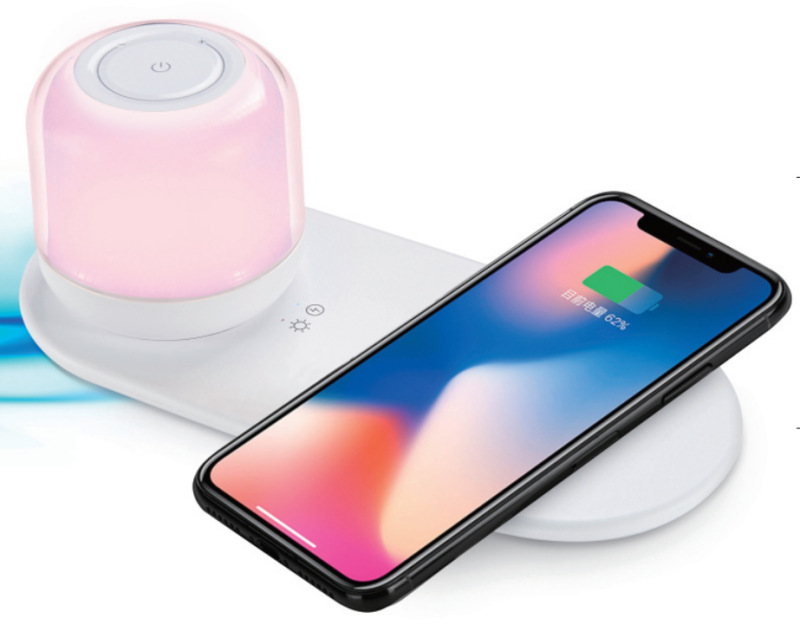 工場卸売りの新型ブルートゥーススピーカー無線充電ブルートゥースオーディオ無線充電家庭用小夜灯サブウーファ|undefined